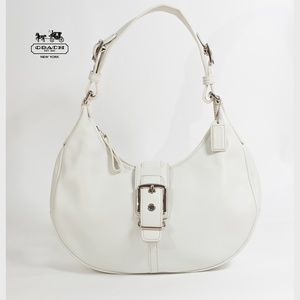 Coach White Leather Handbag